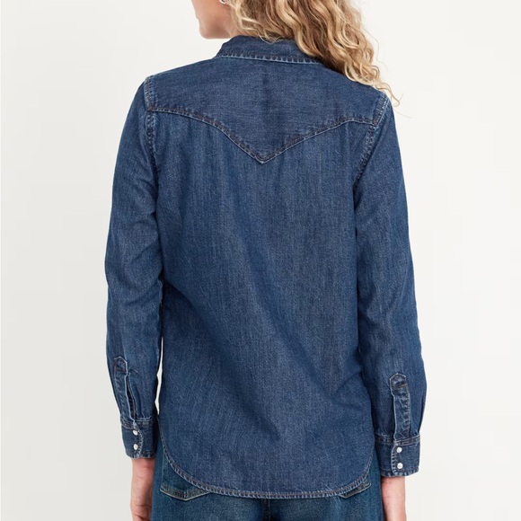 Button down old navy jean shirt! - Picture 3 of 3